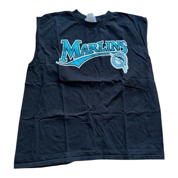 CSA Other - Florida Marlins 2004 Softhand Muscle Tank Top Black Size: XL